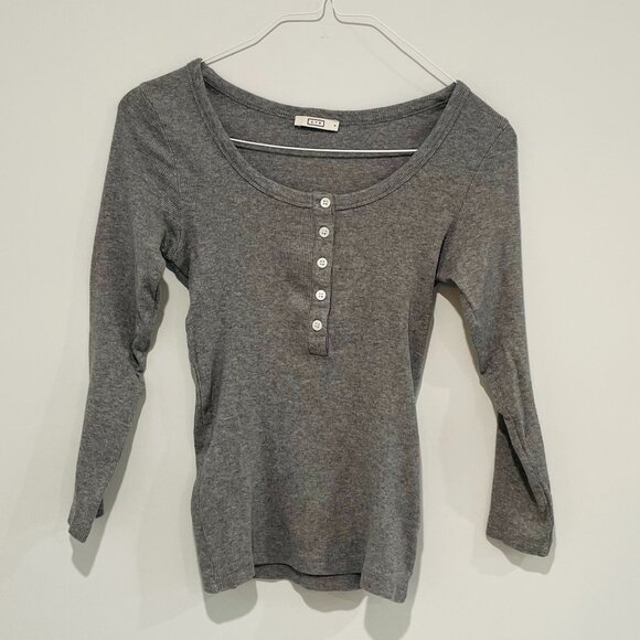 AYR Gray Long Sleeve Tee - Picture 1 of 7